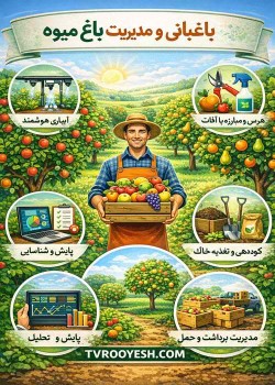 آموزش باغبانی و مدیریت باغ میوه