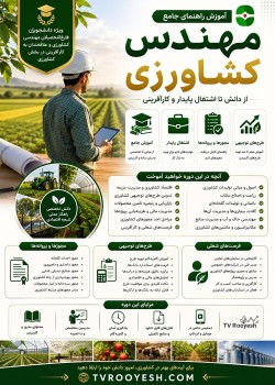 آموزش راهنمای جامع، اشتغال،مجوزها و طرح های توجیحی مهندس کشاورزی