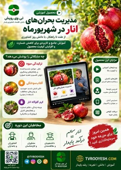 مدیریت بحران های، انار در شهریور ماه